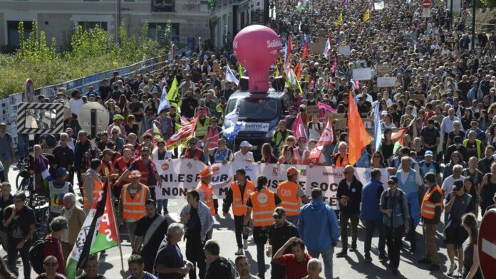 Protesters disrupt France with transport strikes, demonstrations WM - Category Template