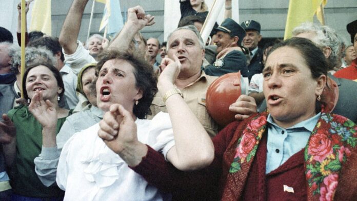 Protests paved the way for Ukraine independence but Russia still WM - Tag Template