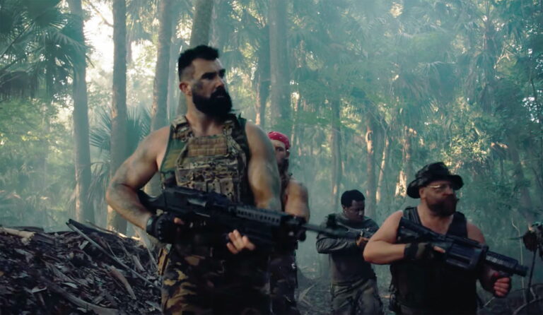 Fun Trailer for Jason Kelce’s ‘Thermal Buzz’ Predator-Inspired Short